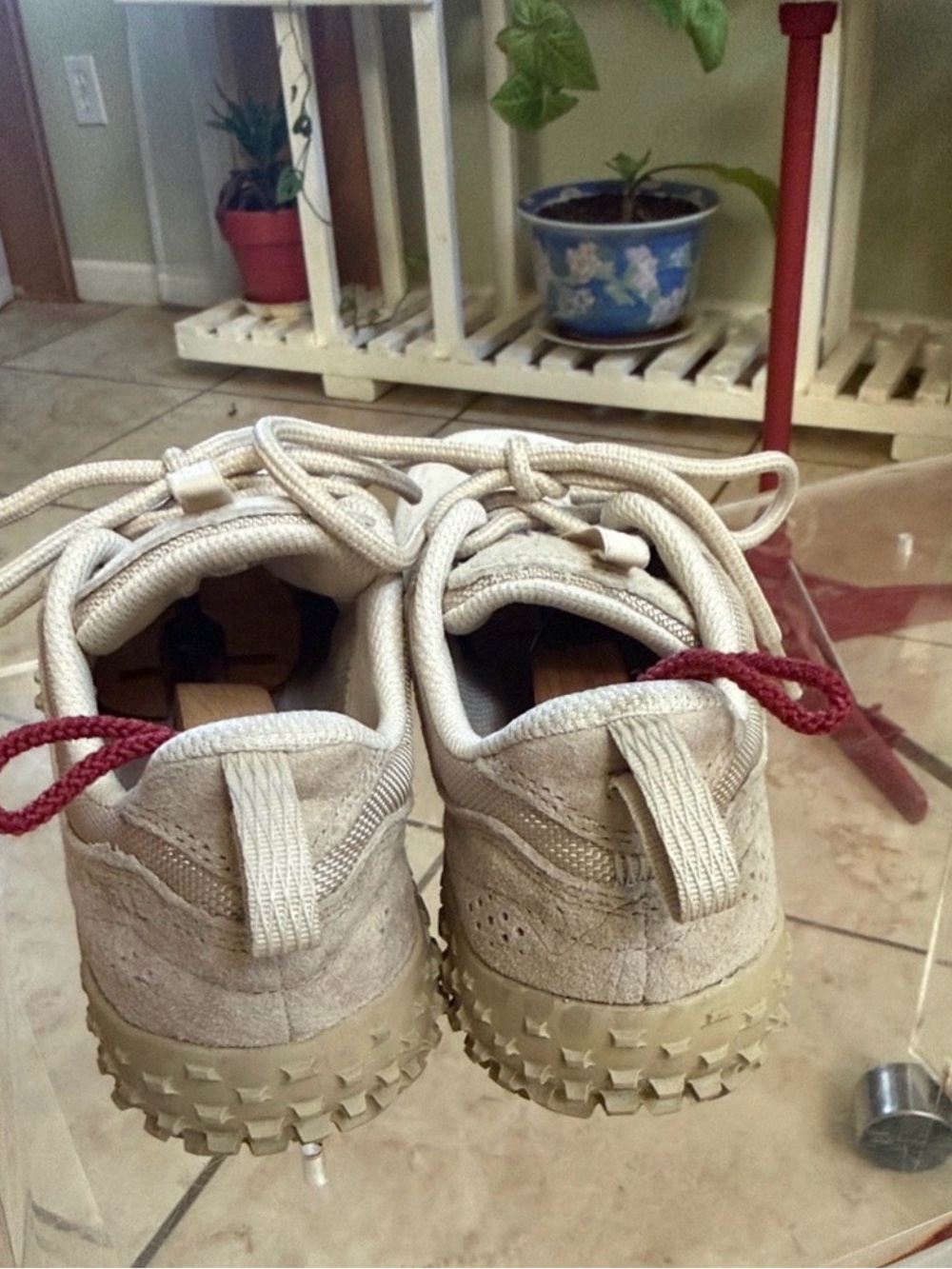 Merrell Women's Beige wrapt hiking Sneakers - Picture 4 of 9